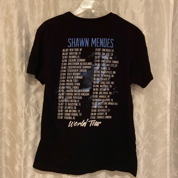 Shawn Mendez World Tour Concert T-Shirt Adult Size Medium 🔥 - Picture 4 of 5